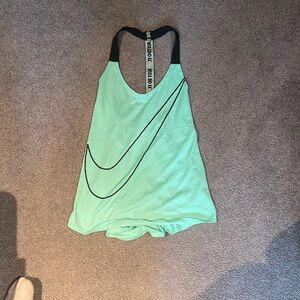Nike Dri fit tank in green M